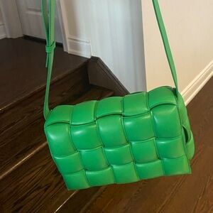 BOTTEGA VENETA
Green Padded Cassette Shoulder Bag